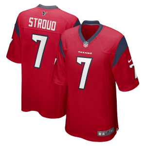 Houston Texans Men's  CJ Stroud Red  jersey