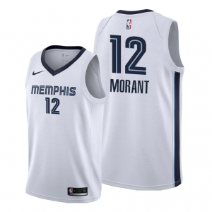 Memphis Grizzlies white #12 jersey