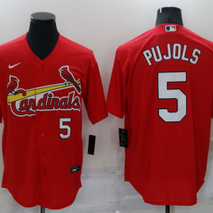 St cardinals custom red jersey