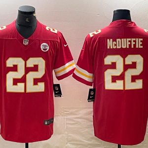Chiefs #22 McDuffie red jersey