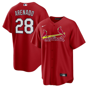 Men's St. Louis Cardinals  custom Nike Red  Replica Player Jersey