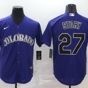 Rockies custom purple jersey