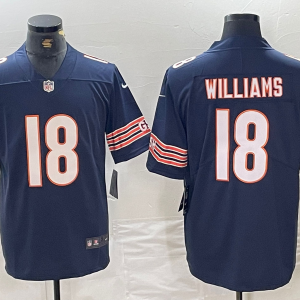 bears 18 williams blue jersey