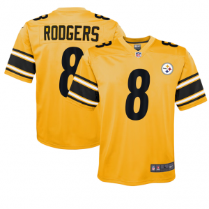 steelers 8 yellow jersey